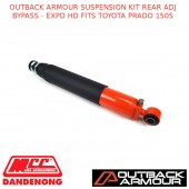 OUTBACK ARMOUR SUSPENSION KIT REAR ADJ BYPASS - EXPD HD FITS TOYOTA PRADO 150S
